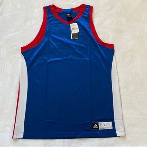 Men’s Adidas Basketball Jersey Large New